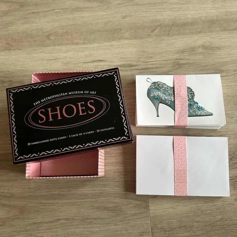 MoMa Shoes Notecard Set - 20 Cards + Envelopes